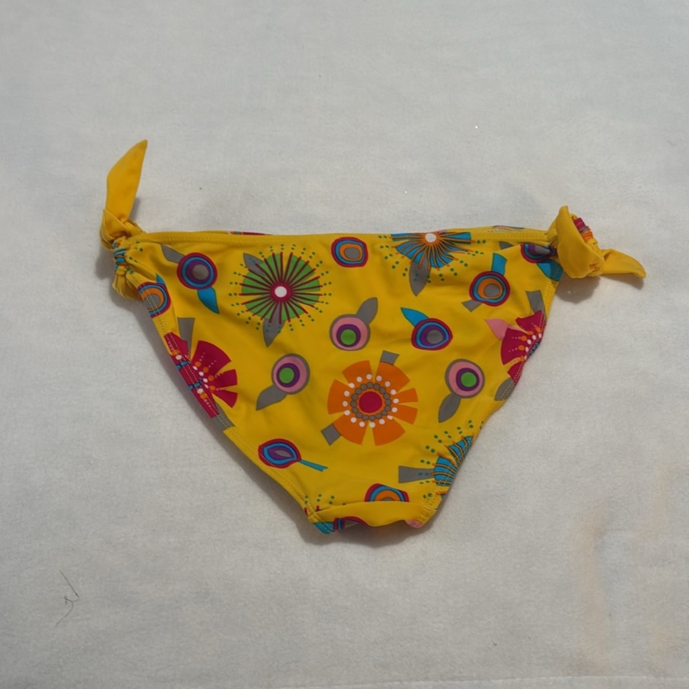 Apollo Swim Yellow Floral Bikini Bottom - Picture 3 of 3